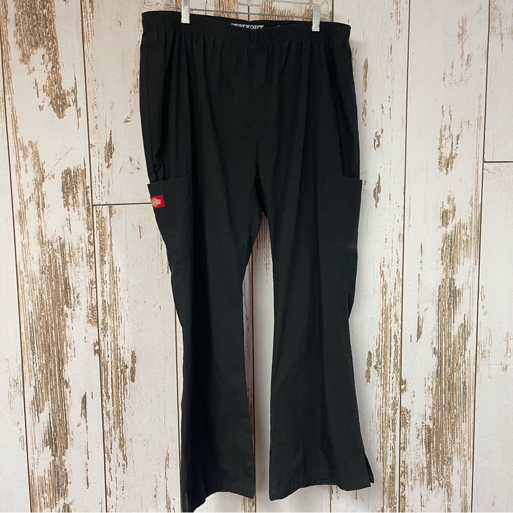 Dickies Black Track Pants with Side Pockets